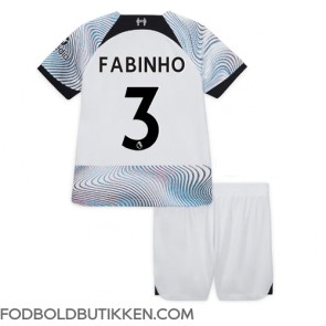 Liverpool Fabinho #3 Udebanetrøje Børn 2022-23 Kortærmet (+ Korte bukser)